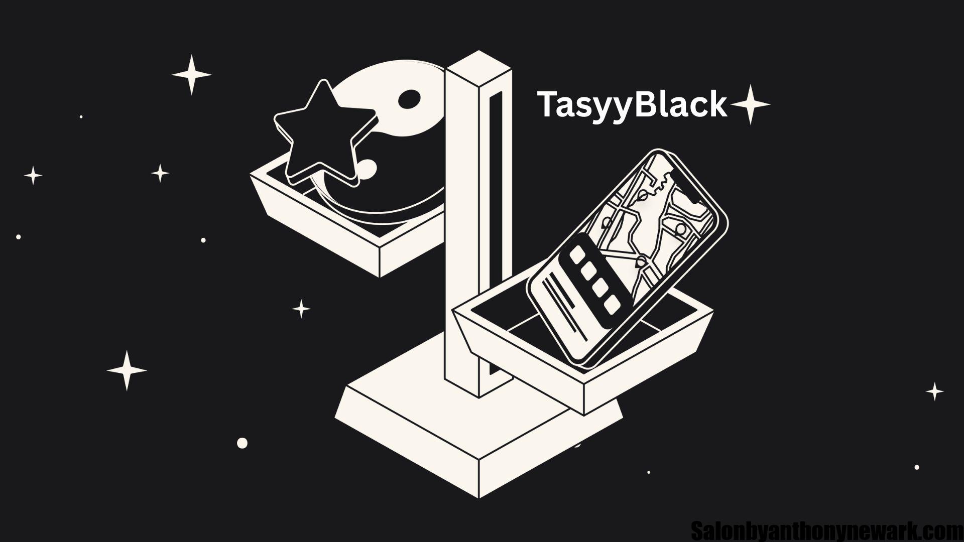 Illustration representing TasyyBlack, combining cultural heritage, vibrant colors, and creative expression with balance and clarity